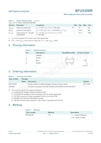BFU530XRVL Datasheet Page 2