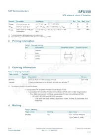 BFU550VL Datasheet Page 2