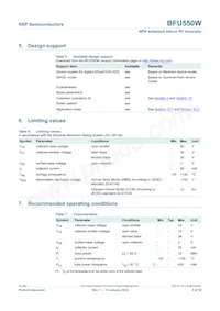 BFU550WF Datasheet Page 3