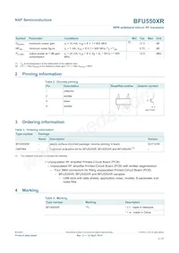 BFU550XRVL Datasheet Page 2