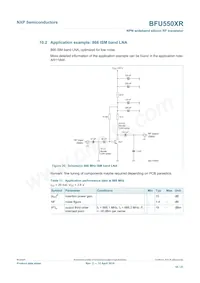 BFU550XRVL Datasheet Page 16