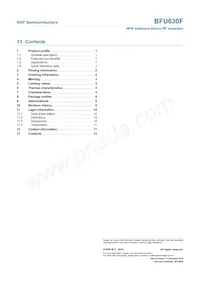 BFU630F Datasheet Page 12