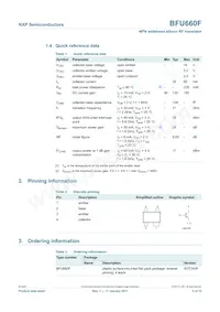 BFU660F Datasheet Page 2