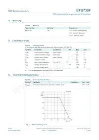 BFU730F Datasheet Page 3