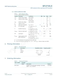 BFU730LXZ Datasheet Page 2
