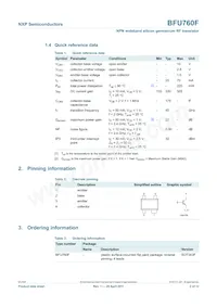 BFU760F Datasheet Page 2