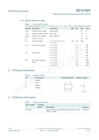 BFU768F Datasheet Page 2