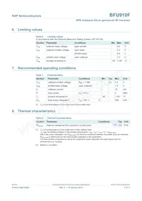 BFU910FX Datasheet Page 3