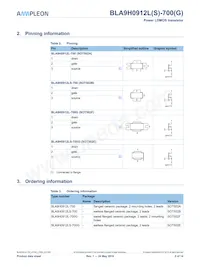 BLA9H0912LS-700U Datasheet Page 2