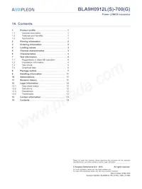 BLA9H0912LS-700U Datasheet Page 14