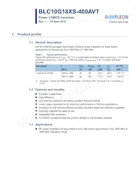 BLC10G18XS-400AVTZ Datasheet Cover