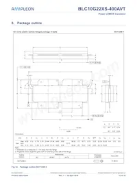 BLC10G22XS-400AVTY數據表 頁面 12