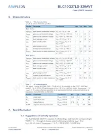 BLC10G27LS-320AVTZ Datasheet Page 3