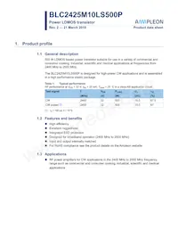 BLC2425M10LS500PZ Datasheet Cover