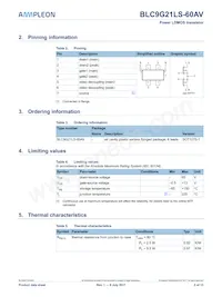 BLC9G21LS-60AVY Datasheet Page 2