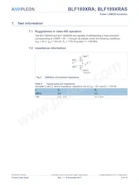 BLF189XRASU Datasheet Page 5