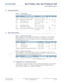 BLF7G22L-160 Datasheet Page 3