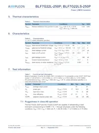 BLF7G22L-250P Datasheet Page 3