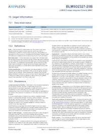 BLM9D2327-25BZ Datasheet Page 14