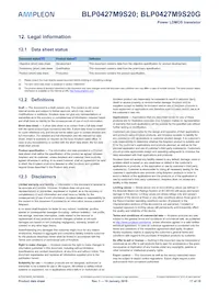 BLP0427M9S20Z Datasheet Page 17