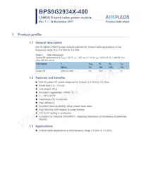 BPS9G2934X-400Z Datasheet Copertura