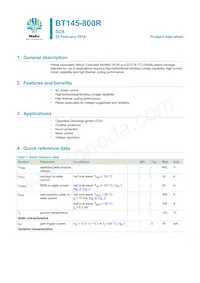 BT145-800R Datasheet Cover