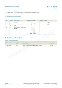 BT148-400R Datasheet Page 2