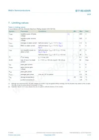 BT148-600R Datasheet Page 3