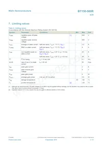 BT150-500R Datasheet Page 3