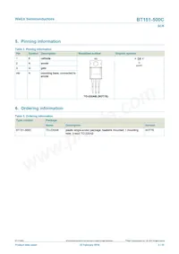 BT151-500C Datasheet Page 2