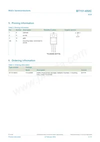 BT151-650C Datasheet Page 2