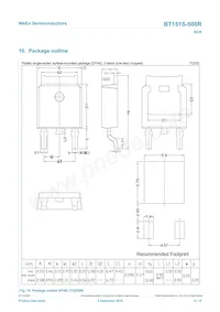 BT151S-500R Datasheet Pagina 9