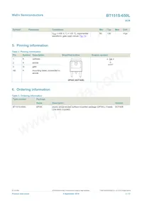 BT151S-650L Datasheet Page 2