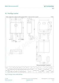 BT151S-650L Datasheet Pagina 9