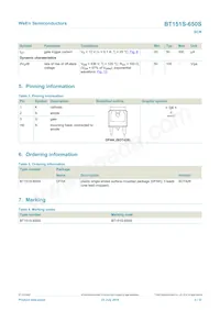 BT151S-650SJ Datasheet Page 2