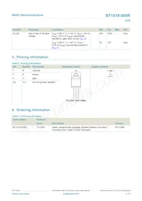 BT151X-800R Datasheet Pagina 2