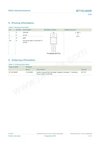 BT152-800R Datasheet Page 2