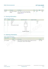 BT152X-800R Datasheet Page 2