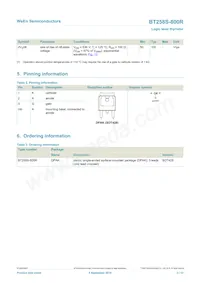 BT258S-800R Datasheet Page 2
