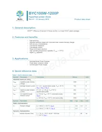 BYC100W-1200PQ Datasheet Cover