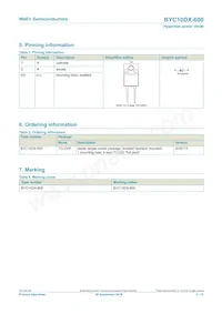 BYC10DX-600 Datasheet Page 2