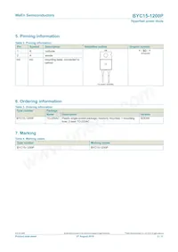 BYC15-1200PQ Datasheet Page 2