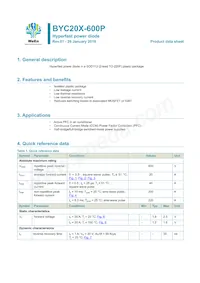 BYC20X-600PQ Datasheet Cover