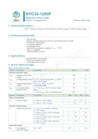 BYC30-1200PQ Datasheet Cover