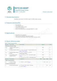 BYC30-600P Datasheet Copertura