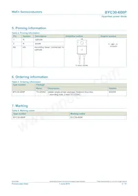 BYC30-600P Datasheet Page 2