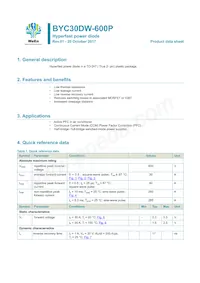 BYC30DW-600PQ Datasheet Cover