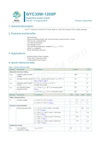 BYC30W-1200PQ Datasheet Cover