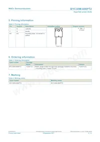 BYC30W-600PT2Q Datasheet Pagina 2