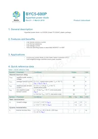 BYC5-600PQ Datasheet Copertura